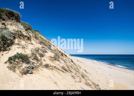 Long Nook Beach at Truro in Cape Cod. Stock Photo