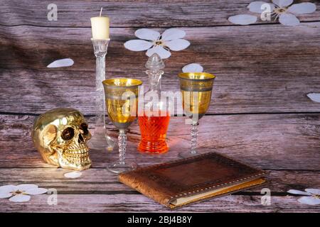 a varius jolly roger element from the still life photo, Stock Photo