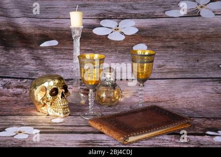 a varius jolly roger element from the still life photo, Stock Photo