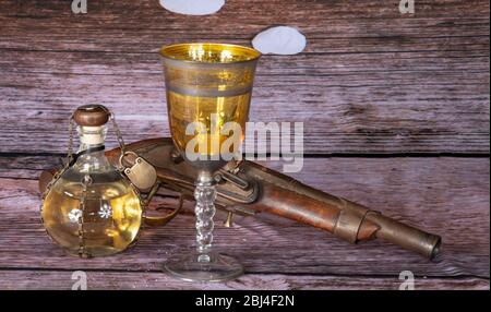 a varius jolly roger element from the still life photo, Stock Photo