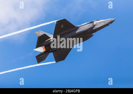 US Air Force F-35A Lightning II. Stock Photo
