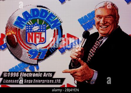 Madden NFL '94 - Sega Genesis Mega Drive - Editorial use only Stock Photo -  Alamy