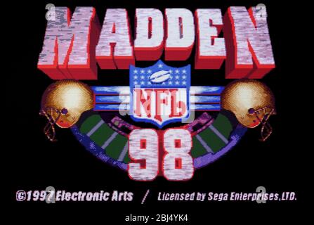 Madden '95 - Sega Genesis Mega Drive - Editorial use only Stock Photo -  Alamy