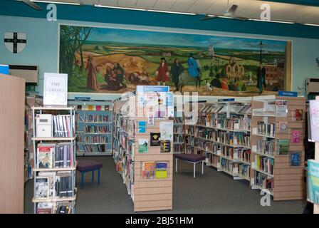 1960s Architecture Upminster Library, Corbets Tey Road, Upminster, London RM14 by H Connolly Stock Photo