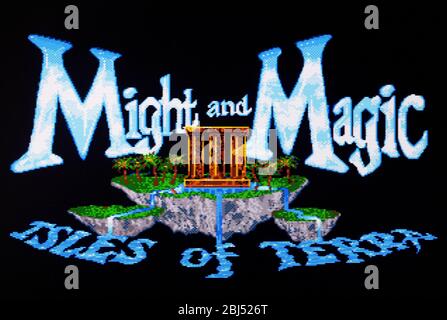 Might And Magic Isles Of Terra Sega Genesis Mega Drive Editorial Use Only Stock Photo Alamy