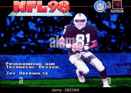 Madden NFL '98 - Sega Genesis Mega Drive - Editorial use only Stock Photo -  Alamy