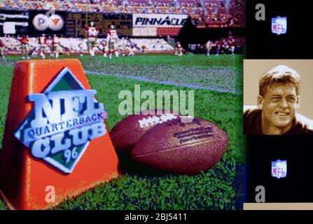 NFL Quarterback Club - Sega Genesis Mega Drive - Editorial use only Stock  Photo - Alamy