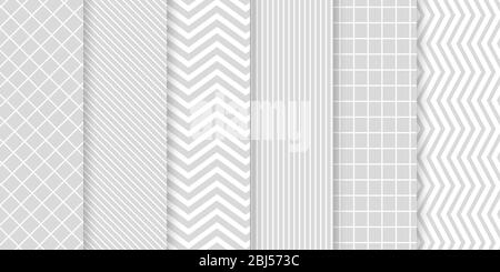 Collection of seamless ornamental vector patterns and swatches. Stock Vector