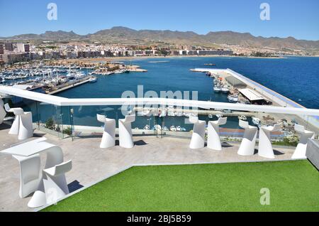 View from El Faro of Pto de Mazarrón, Murcia. Spain Stock Photo - Alamy