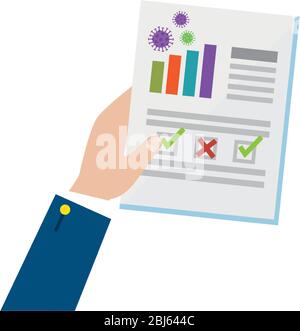 stock market variation by covid 19 infographic in document Stock Vector