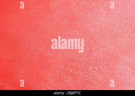 Red shiny leather texture close up Stock Photo