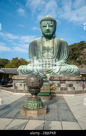 The Great Buddha of Kamakura, second tallest bronze Buddha