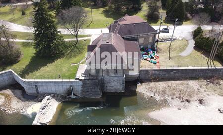 Springbank Pumphouse, Springbank Park London Ontario Canada Stock Photo