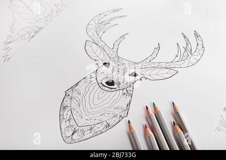 Poster Colour Painting | Deer drawing - YouTube | Poster color painting, Deer  drawing, Animal paintings acrylic