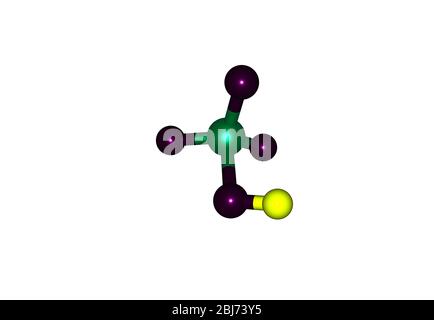 Perchloric acid is an inorganic compound with the formula HClO4. Usually found as an aqueous solution. Stock Photo