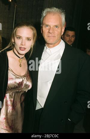 Malcolm McDowell with his wife Kelley Hollywood Walk of Fame honors ...