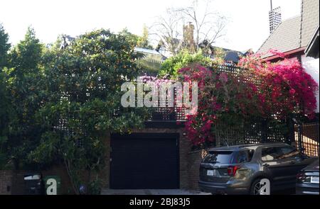 Los Angeles, California, USA 28th April 2020 A general view of atmosphere of singer Lady Gaga's Home/Studio and former home of Frank Zappa at 7885 Woodrow Wilson Drive on April 28, 2020 in Los Angeles, California, USA. Photo by Barry King/Alamy Stock Photo Stock Photo