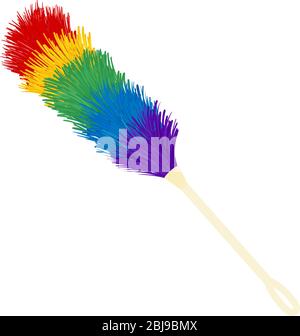 pipidaster isolated on a white background. dust brush stock vector illustration Stock Vector