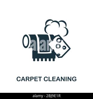 Carpet Cleaning icon. Simple illustration from laundry collection. Creative Carpet Cleaning icon for web design, templates, infographics and more Stock Vector