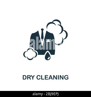 Dry Cleaning icon. Simple illustration from laundry collection. Creative Dry Cleaning icon for web design, templates, infographics and more Stock Vector