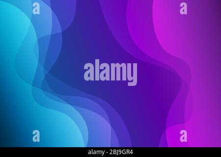 Landscape skyblue gradient fill vector abstract background minimalistic concept Stock Vector