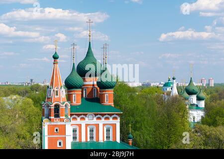 The church of Archangel Michael in Yaroslavl. Golden ring of Russia. Stock Photo