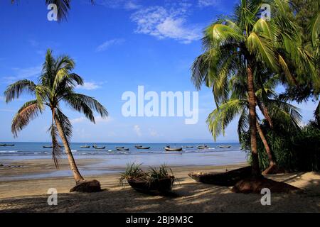 Stock Photo The St. Martin's Island, locally known as Narkel Jinjira, is the only coral island and one of the most famous tourist spots of Bangladesh. Stock Photo