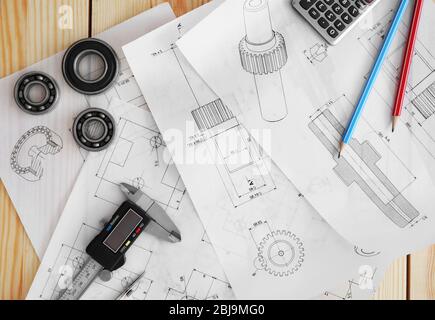 Technical Drawing Instruments by Ktsdesign/science Photo Library
