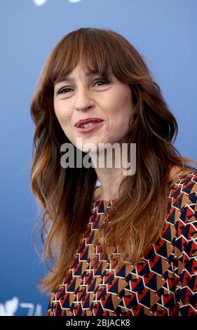 Venice, Italy. 02 September, 2017.Sarah Adler attend the photocall of the movie 'Foxtrot' presented in competition at the 74th Venice Film Festival Stock Photo