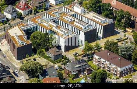 , Construction site of the new campus of the University of Ruhr West, 19.07.2016, aerial view, Germany, North Rhine-Westphalia, Ruhr Area, Bottrop Stock Photo