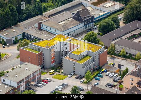 , Senior residence Domizil Heiligenhaus, 07.07.2016, aerial view, Germany, North Rhine-Westphalia, Heiligenhaus