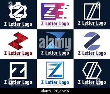 Z letter modern vector logo. Z Letter Logo Design Template Vector. Stock Vector