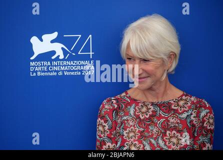 VENICE, ITALY - SEPTEMBER 03: Helen Mirren attends the 'The Leisure Seeker (Ella & John)' Cinema photocall during the 74th Venice Film Festival Stock Photo