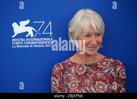 VENICE, ITALY - SEPTEMBER 03: Helen Mirren attends the 'The Leisure Seeker (Ella & John)' Cinema photocall during the 74th Venice Film Festival Stock Photo