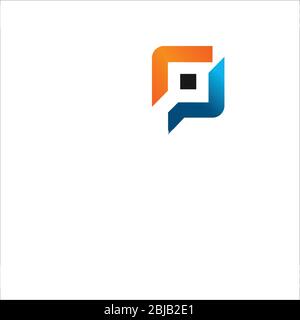 Initial letter pp logo or p logo vector design template Stock Vector