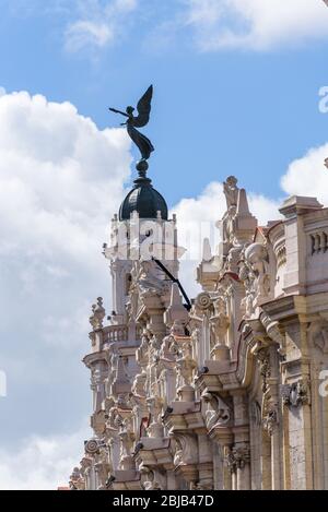 The Great Theatre of Havana, in Havana, Cuba.The theatre has been home to the Cuban National Ballet Stock Photo