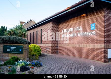 The Kingdom Hall of Jehovah's Witnesses, West Bridgford, Nottinghamshire, England, UK Stock Photo