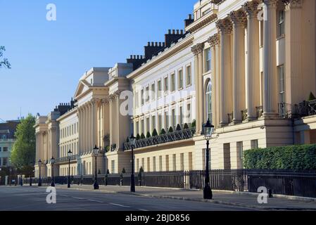 Cornwall Terrace Regents Park London England Stock Photo