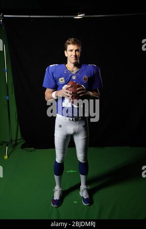 New York Giants Eli Manning bleeds from his forehead after being sacked and  hit in the head in the second quarter against the New York Jets in week 1  of the NFL