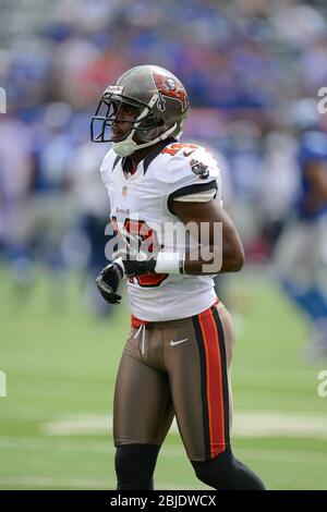 16 September 2012: Tampa Bay Buccaneers wide receiver Sammie Stroughter (18) during a week 2 NFL NFC matchup between the Tampa Bay Buccaneers and New Stock Photo