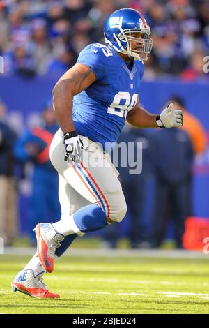 New York Giants defensive tackle Barry Cofield holds up a newspaper  proclaiming the Giants' win over the New England Patriots at Super Bowl  XLII at University of Phoenix Stadium in Glendale, Arizona