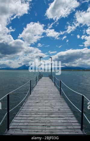 I took this shot in Puerto Natales in a rest day from my  Patagonia cycling tour Stock Photo