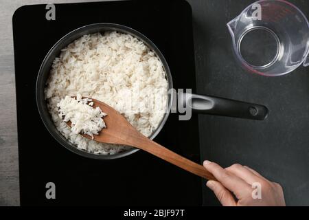 How to cook rice using induction cooker sale