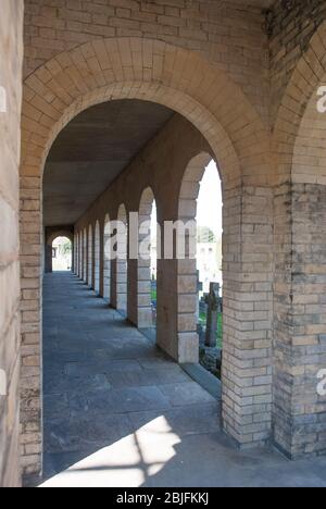 Brompton Cemetery, Fulham Rd, Kensington, London SW10 9UG Stock Photo