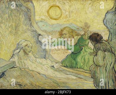 The Raising of Lazarus after Rembrandt 1890; Saint-rémy-de-provence ...