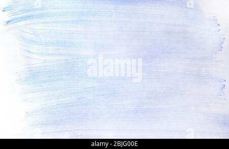 Blue Brush Strokes Painted Background Stock Photo