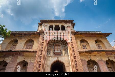 Entrance gate to the main building of Safdarjung's Tomb, Mughal style mausoleum built in 1754 in New Delhi, India Stock Photo