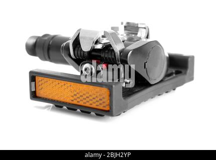 Bike pedal on white background Stock Photo