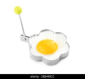 Cooking of delicious sunny side up egg in mold Stock Photo - Alamy