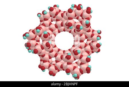 Zeolites are microporous, aluminosilicate minerals commonly used as commercial adsorbents and catalysts Stock Photo